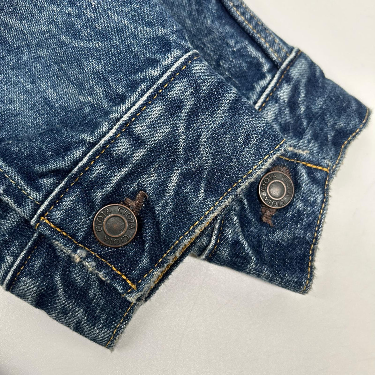 CIOTA シオタ JKLM-306-PIMDBL-D ミディアムダークブルー ダメージ加工 4 Pocket Denim Jacket ジャケット