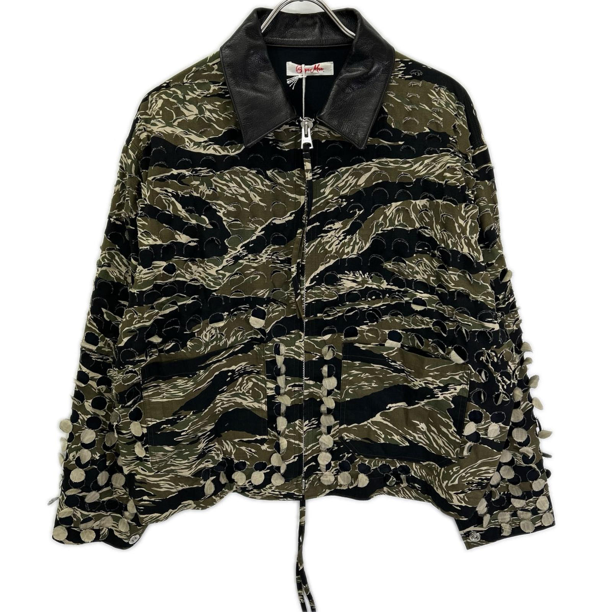 SYUMAN. シュウマン 25SS-SY014 CAMO PARALLEL LASER CUT TOPS トップス