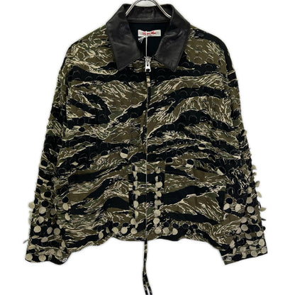 SYUMAN. シュウマン 25SS-SY014 CAMO PARALLEL LASER CUT TOPS トップス