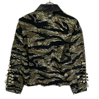 SYUMAN. シュウマン 25SS-SY014 CAMO PARALLEL LASER CUT TOPS トップス