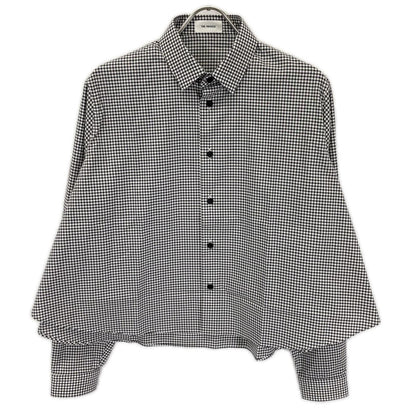 THE RERACS ザ・リラクス 26SS-REBL-484L-2 ブラック×ホワイト A-LINE SHIRT トップス