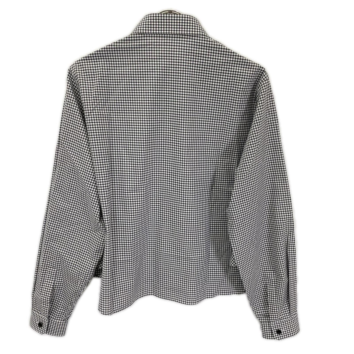 THE RERACS ザ・リラクス 26SS-REBL-484L-2 ブラック×ホワイト A-LINE SHIRT トップス