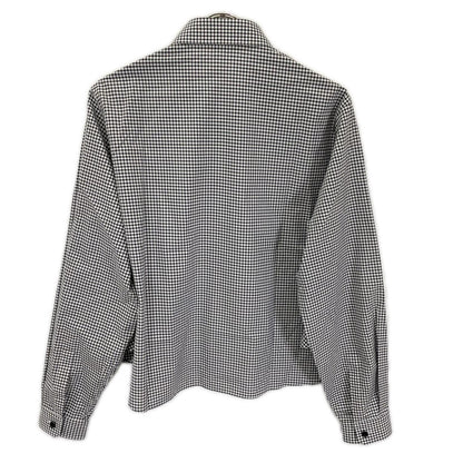 THE RERACS ザ・リラクス 26SS-REBL-484L-2 ブラック×ホワイト A-LINE SHIRT トップス