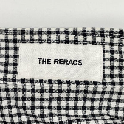 THE RERACS ザ・リラクス 26SS-REBL-484L-2 ブラック×ホワイト A-LINE SHIRT トップス