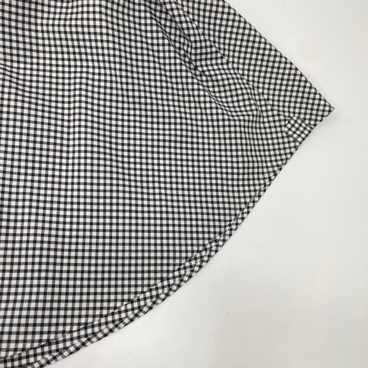 THE RERACS ザ・リラクス 26SS-REBL-484L-2 ブラック×ホワイト A-LINE SHIRT トップス