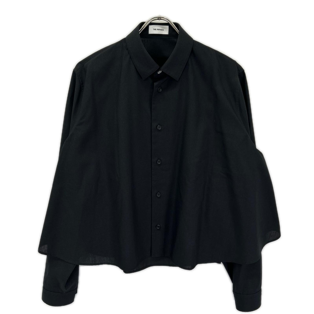 THE RERACS ザ・リラクス 26SS-REBL-484L-ESP ブラック A-LINE SHIRT トップス