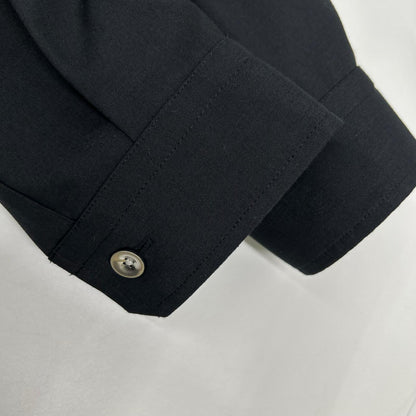 THE RERACS ザ・リラクス 26SS-REBL-484L-ESP ブラック A-LINE SHIRT トップス
