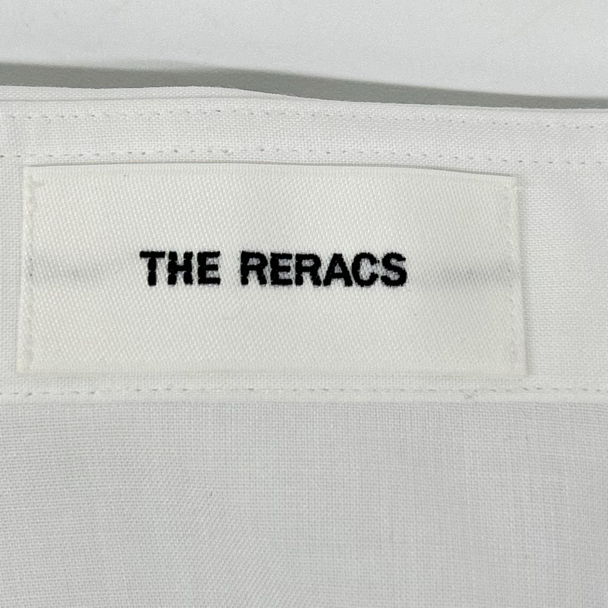 THE RERACS ザ・リラクス 26SS-REBL-484L ホワイト A-LINE SHIRT トップス
