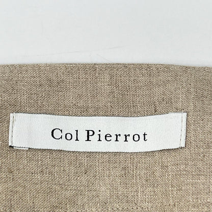 col pierrot コルピエロ ベージュ ALBINI LINEN ベスト・スカート 計2点 スーツ セットアップ