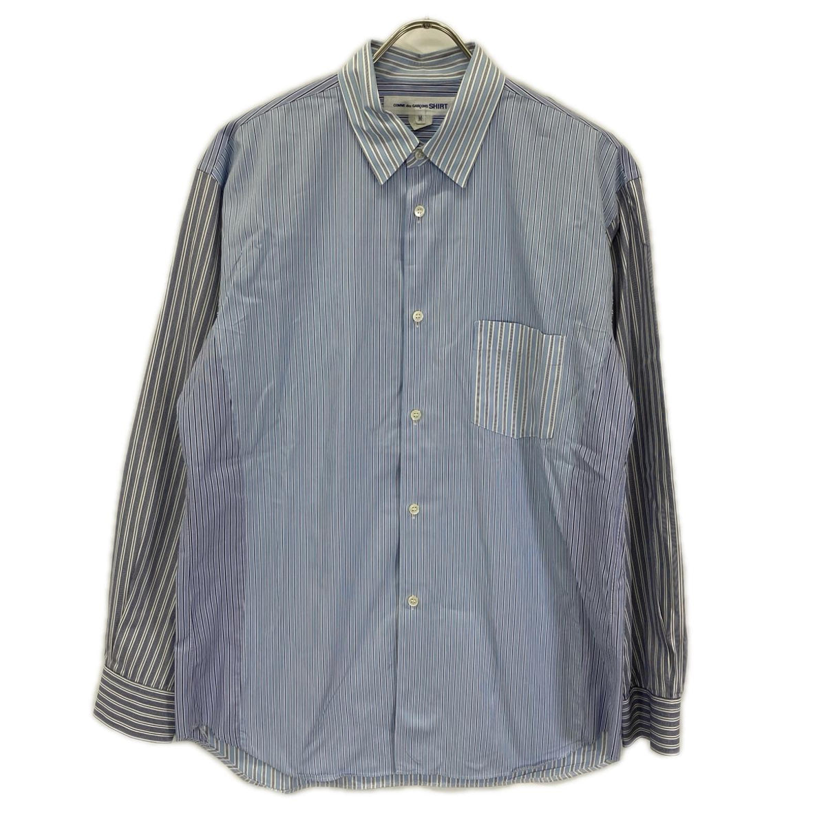COMMEdesGARCONS SHIRT コムデギャルソンシャツ FG-B060 ブルー ストライプ シャツ トップス