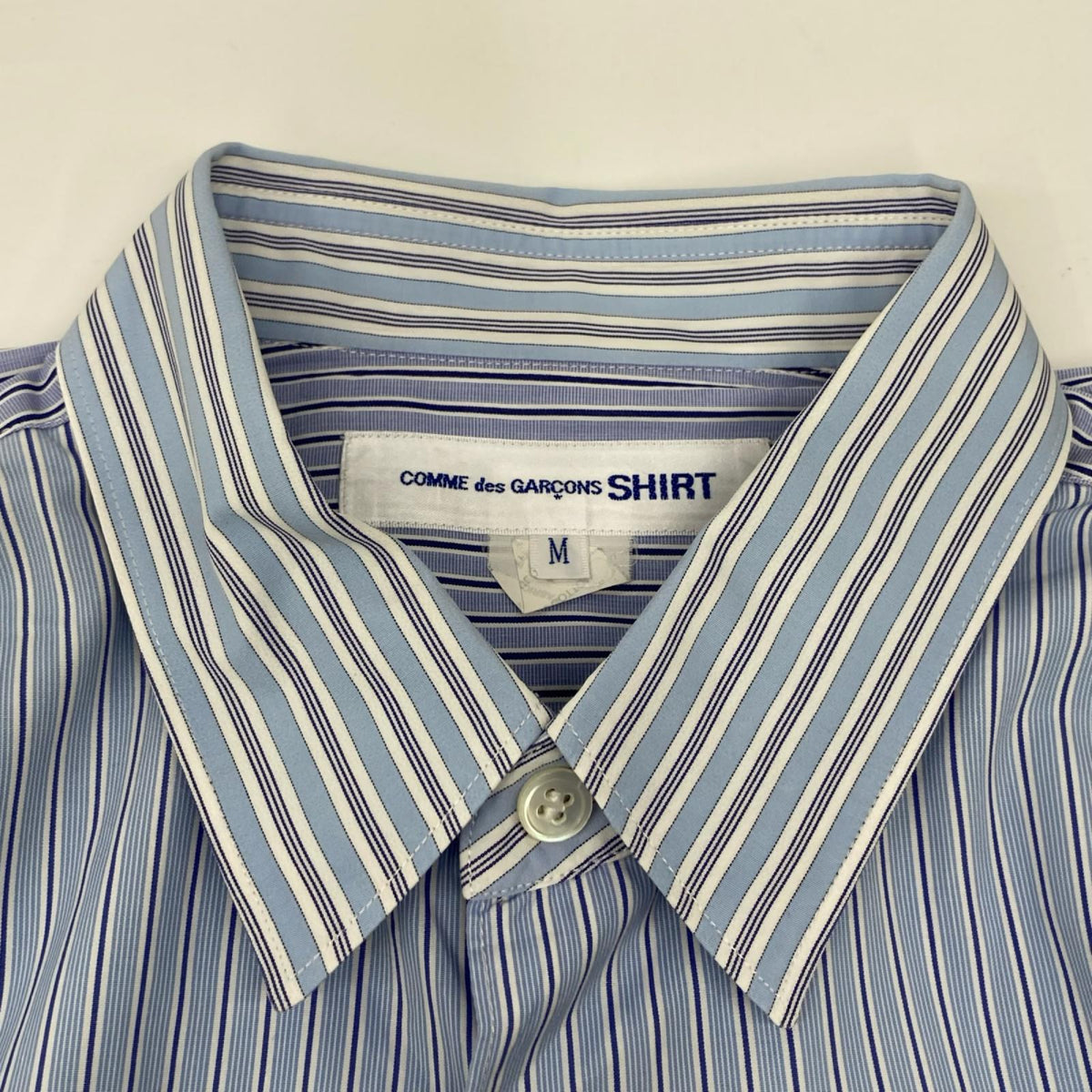 COMMEdesGARCONS SHIRT コムデギャルソンシャツ FG-B060 ブルー ストライプ シャツ トップス