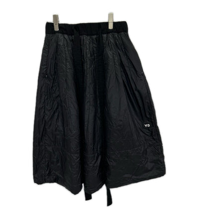 Y-3 ワイスリー 20AW GK4842 ブラック ナイロンパデッドスカート ボトムス