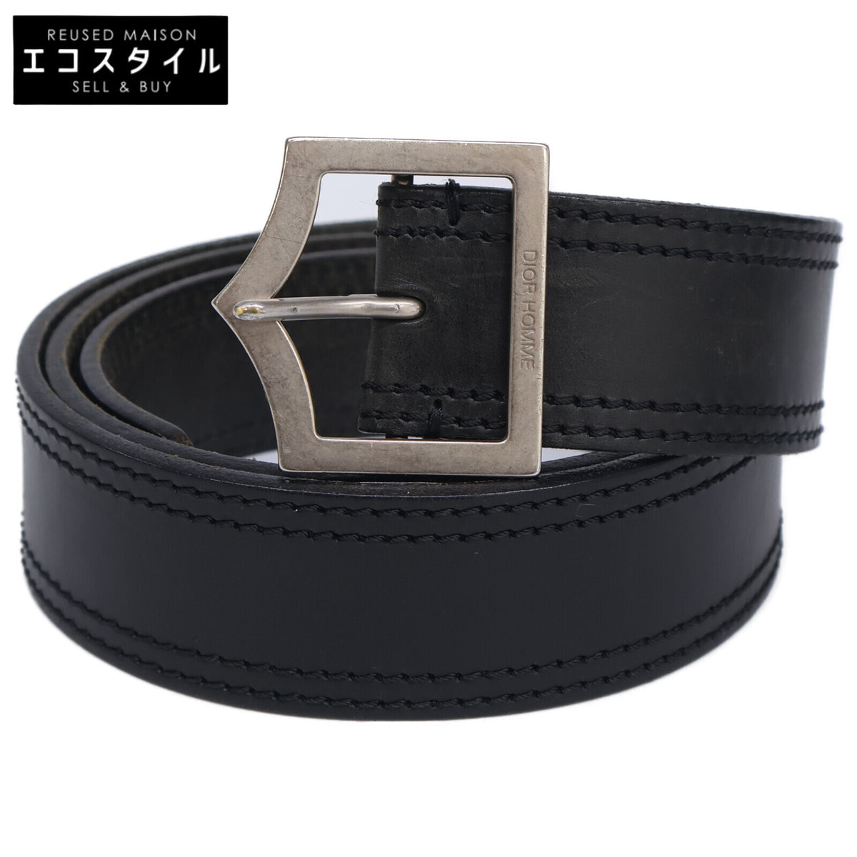 Dior HOMME ディオールオム エディ期 05SS 0057 Dバックル レザー ベルト