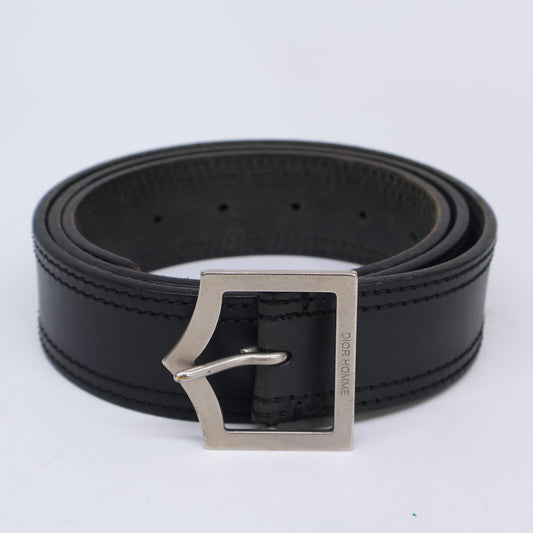 Dior HOMME ディオールオム エディ期 05SS 0057 Dバックル レザー ベルト