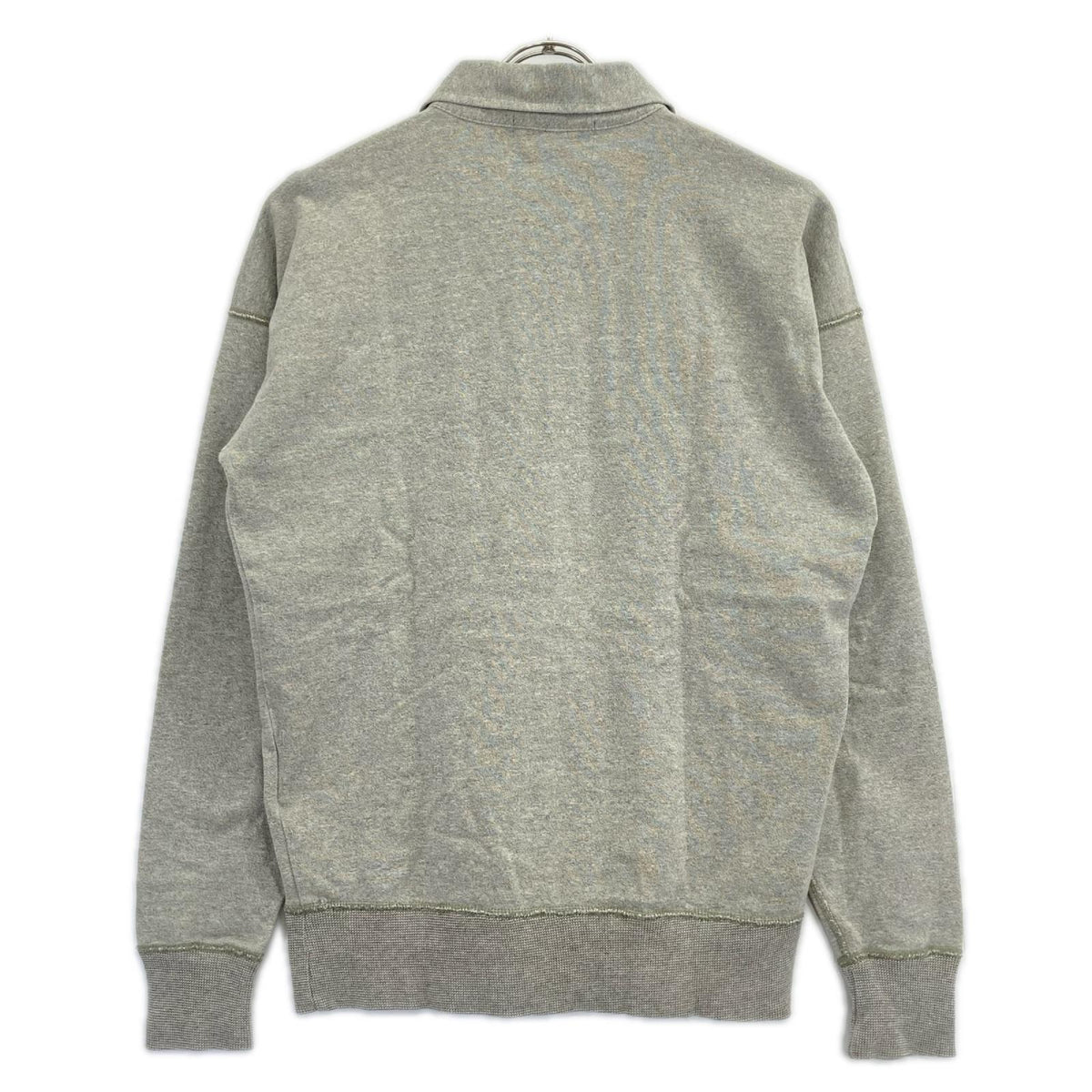 RRL ダブルアールエル グレー IDEAL社製ファスナー ハーフジップ スウェットシャツ トップス