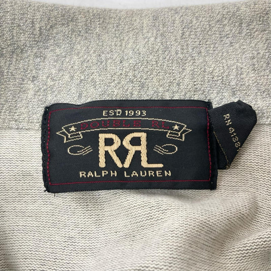 RRL ダブルアールエル グレー IDEAL社製ファスナー ハーフジップ スウェットシャツ トップス