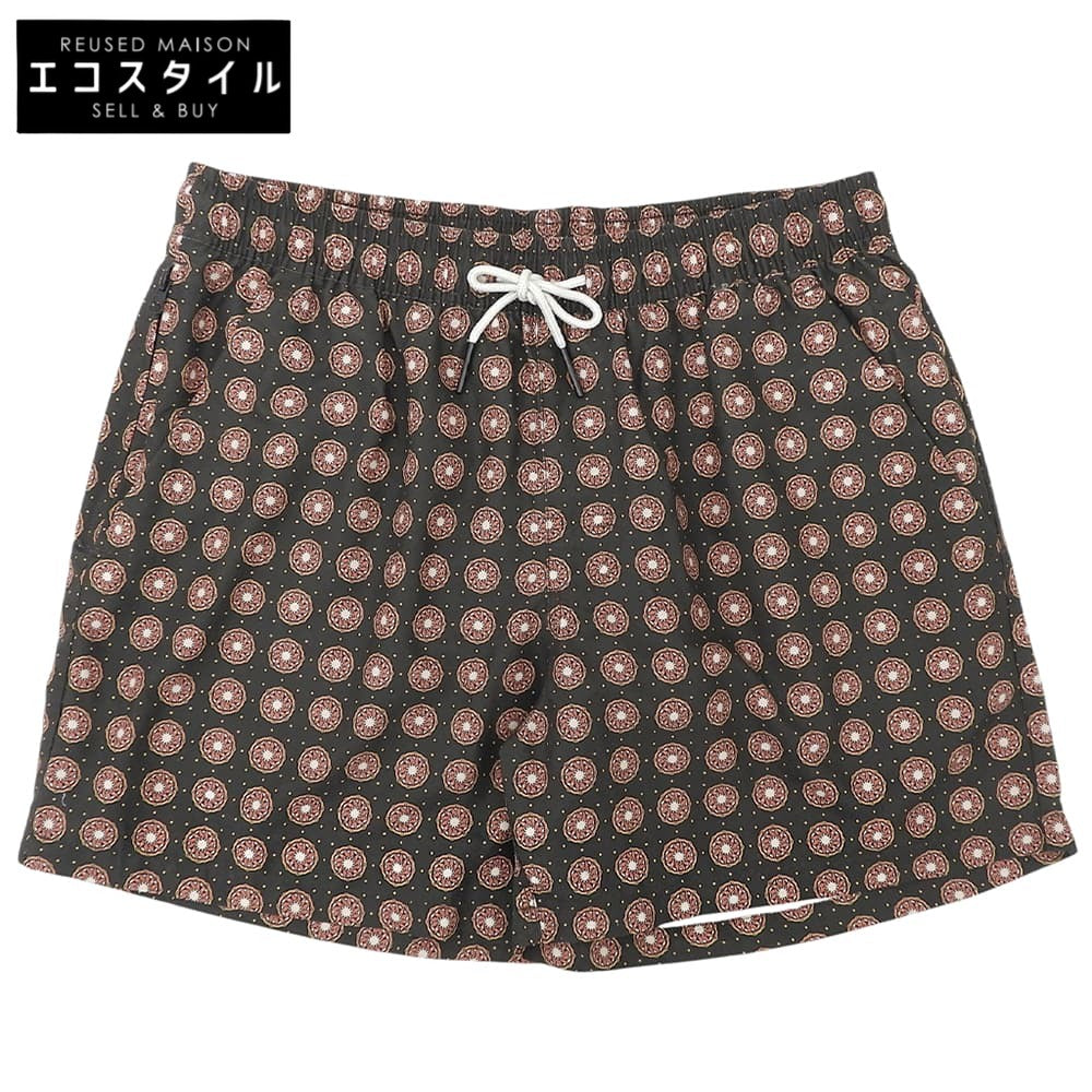 OAS オーエーエス 美品 COFFEE LUMO Swim Shoets スイムショーツ ボトムス メンズ ブラウン レッド系 L 5001-342 ボトムス