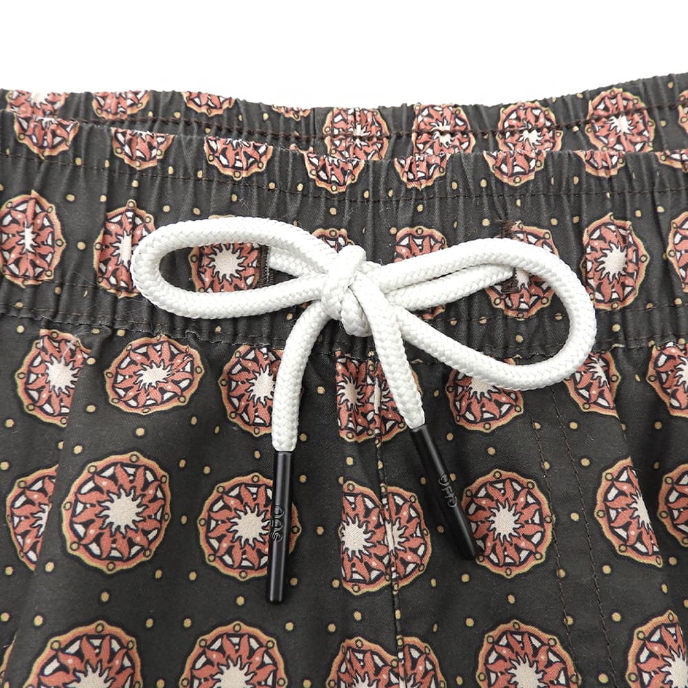 OAS オーエーエス 美品 COFFEE LUMO Swim Shoets スイムショーツ ボトムス メンズ ブラウン レッド系 L 5001-342 ボトムス