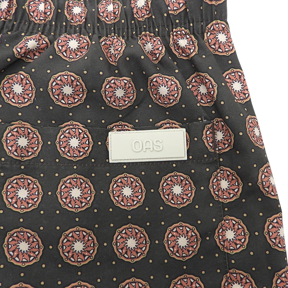 OAS オーエーエス 美品 COFFEE LUMO Swim Shoets スイムショーツ ボトムス メンズ ブラウン レッド系 L 5001-342 ボトムス