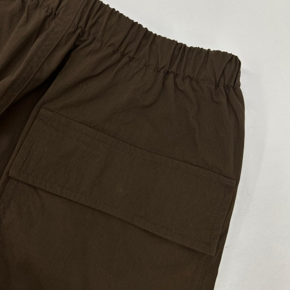 THE SHISHIKUI シシクイ 0966 ダークブラウン PARACHUTE PANTS ボトムス