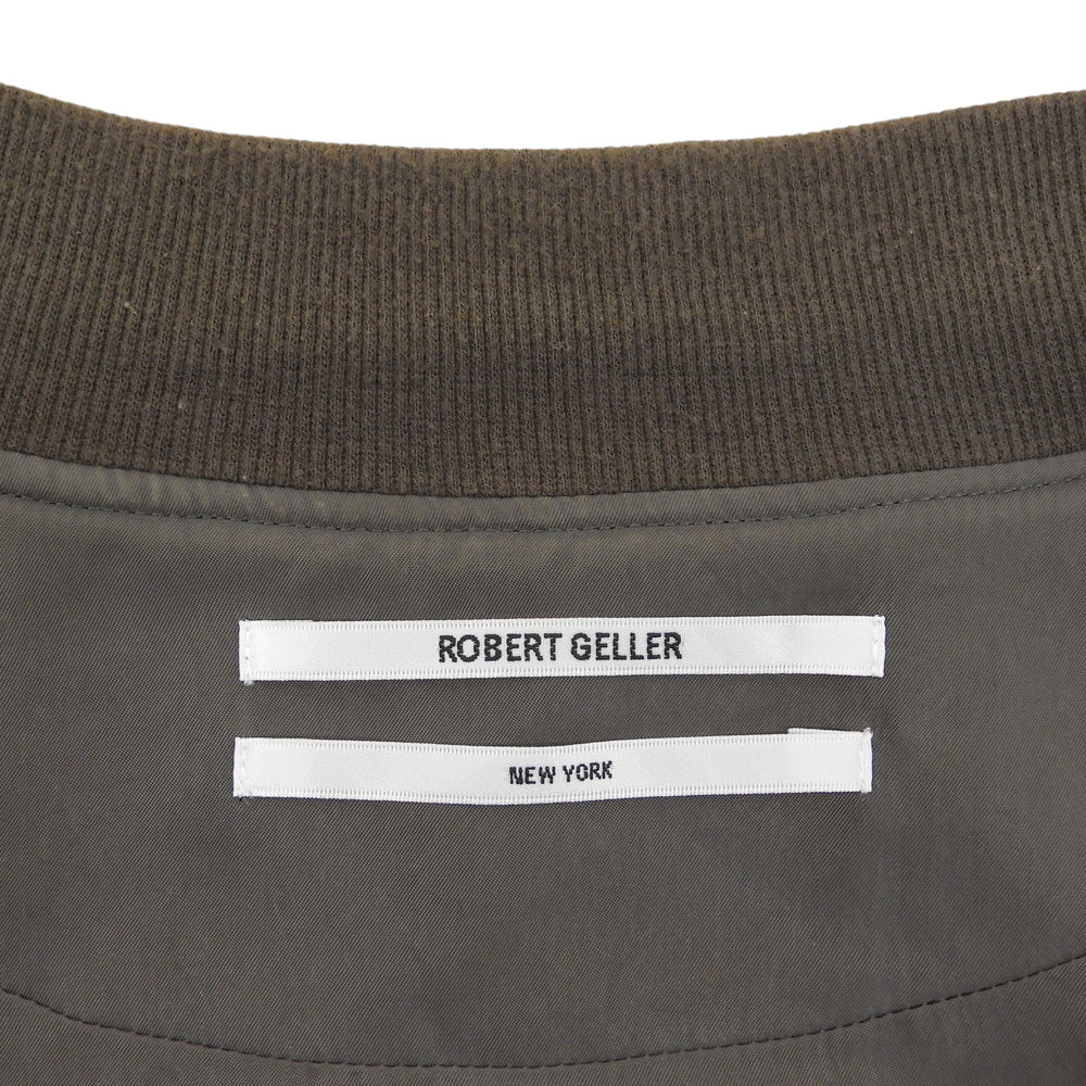 ROBERTGELLER ロバートゲラー ジップブルゾン ジャケット メンズ グレー×パープル 46 JRR5-HM-1041 ジャケット