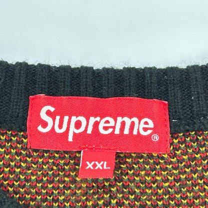 Supreme シュプリーム 23SS レッド/グリーン/ブラック Scarf Sweater トップス