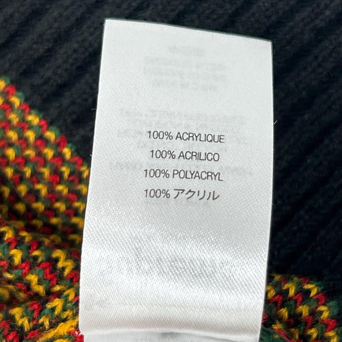 Supreme シュプリーム 23SS レッド/グリーン/ブラック Scarf Sweater トップス