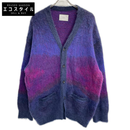 ssstein/stein シュタイン 22AW ST.448 パープル GRADATION MOHAIR CARDIGAN トップス