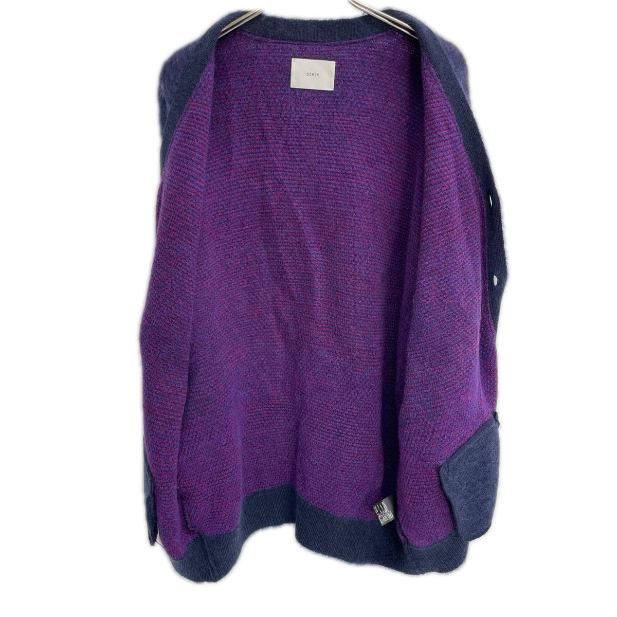 ssstein/stein シュタイン 22AW ST.448 パープル GRADATION MOHAIR CARDIGAN トップス