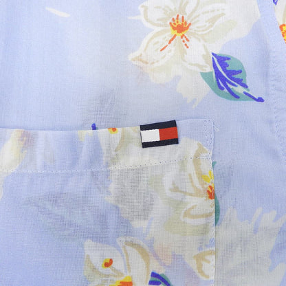 TOMMYHILFIGER トミーヒルフィガー 新品同様 花柄 アロハシャツ トップス メンズ ライトブルー マルチカラー M UM03227 トップス