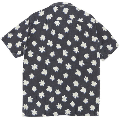 TOMMYHILFIGER トミーヒルフィガー 新品同様 リネン アロハシャツ トップス メンズ ネイビー M MW30891 トップス
