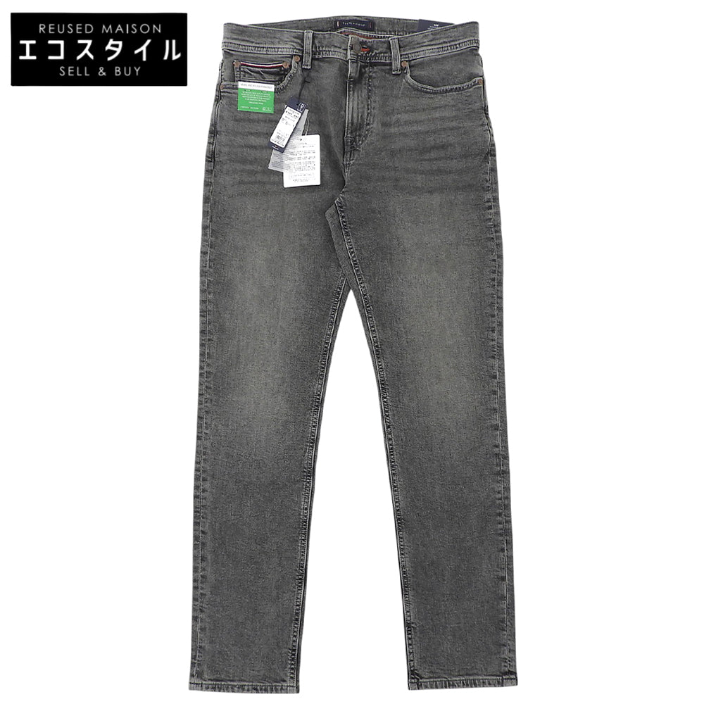 TOMMYHILFIGER トミーヒルフィガー 新品同様 デニムパンツ ボトムス メンズ ブラック W32 78JA979 ボトムス