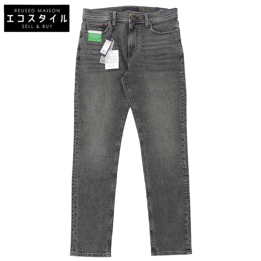 TOMMYHILFIGER トミーヒルフィガー 新品同様 デニムパンツ ボトムス メンズ ブラック W32 78JA979 ボトムス