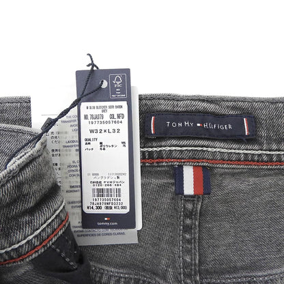 TOMMYHILFIGER トミーヒルフィガー 新品同様 デニムパンツ ボトムス メンズ ブラック W32 78JA979 ボトムス