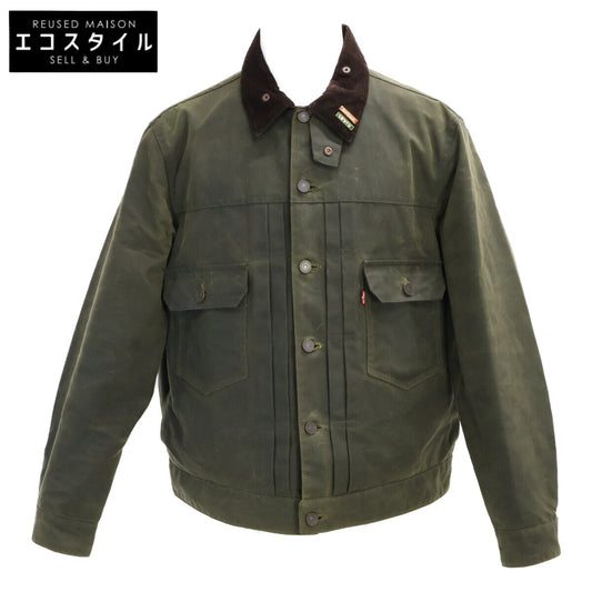 Barbour バブアー ｘLEVI'Sリーバイス【美品】MWX2522OL51 2nd Type II Waxed Jacket ワックス トラッカージャケット ジャケット