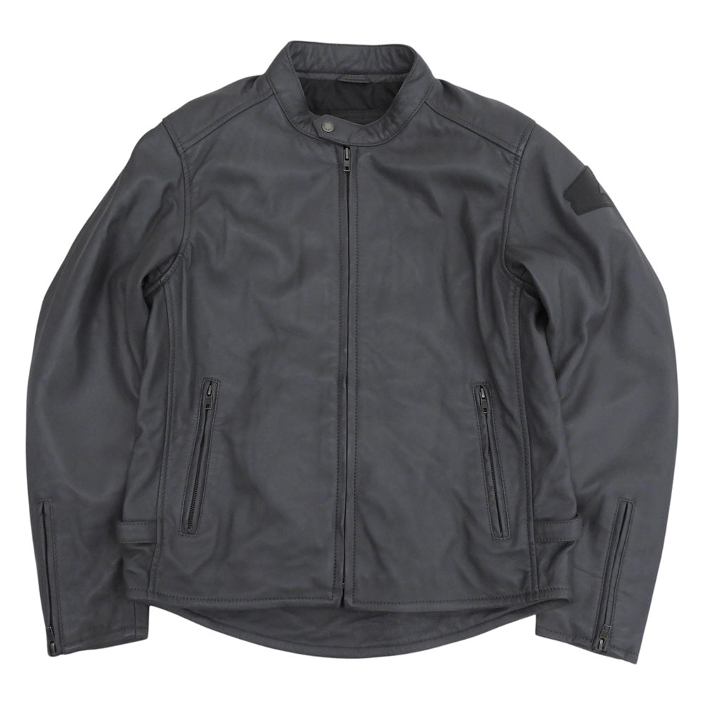 DEGNER デグナー 美品 HONDA シープスキン ライダース ジャケット メンズ グレー ジャケット