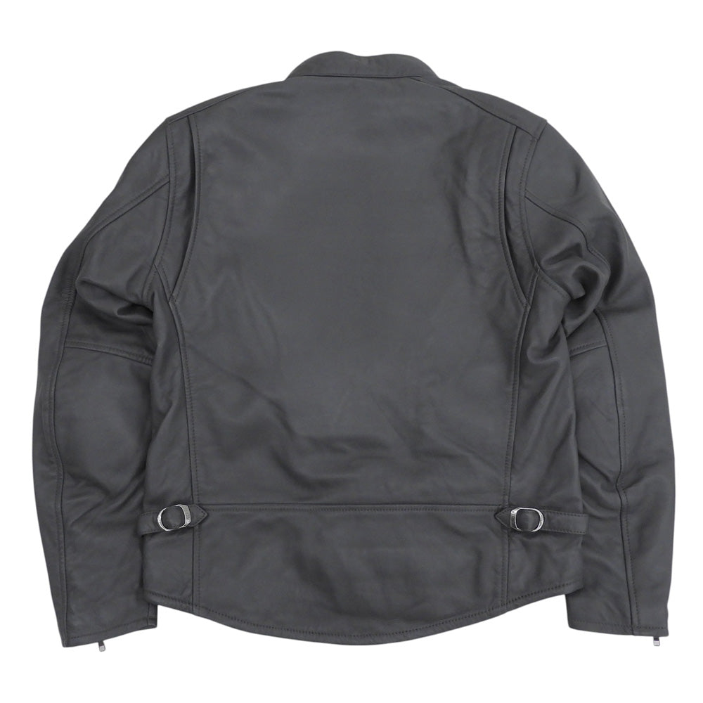 DEGNER デグナー 美品 HONDA シープスキン ライダース ジャケット メンズ グレー ジャケット