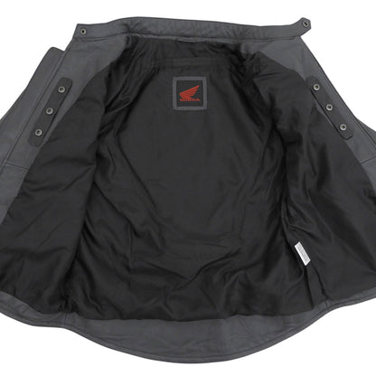 DEGNER デグナー 美品 HONDA シープスキン ライダース ジャケット メンズ グレー ジャケット