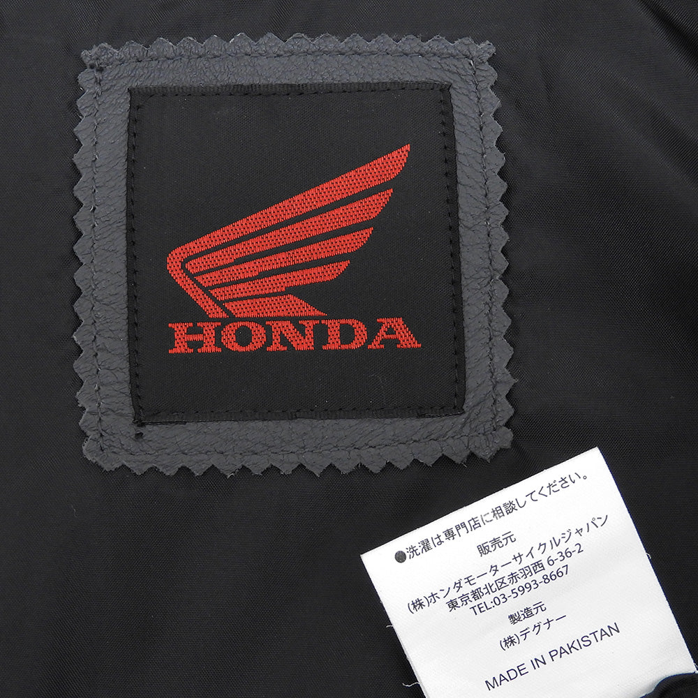 DEGNER デグナー 美品 HONDA シープスキン ライダース ジャケット メンズ グレー ジャケット