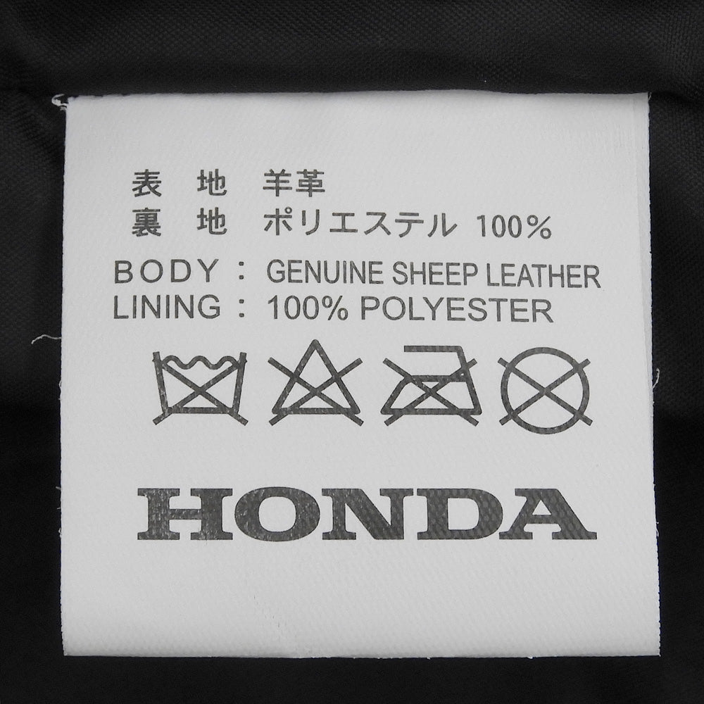 DEGNER デグナー 美品 HONDA シープスキン ライダース ジャケット メンズ グレー ジャケット