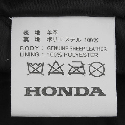 DEGNER デグナー 美品 HONDA シープスキン ライダース ジャケット メンズ グレー ジャケット