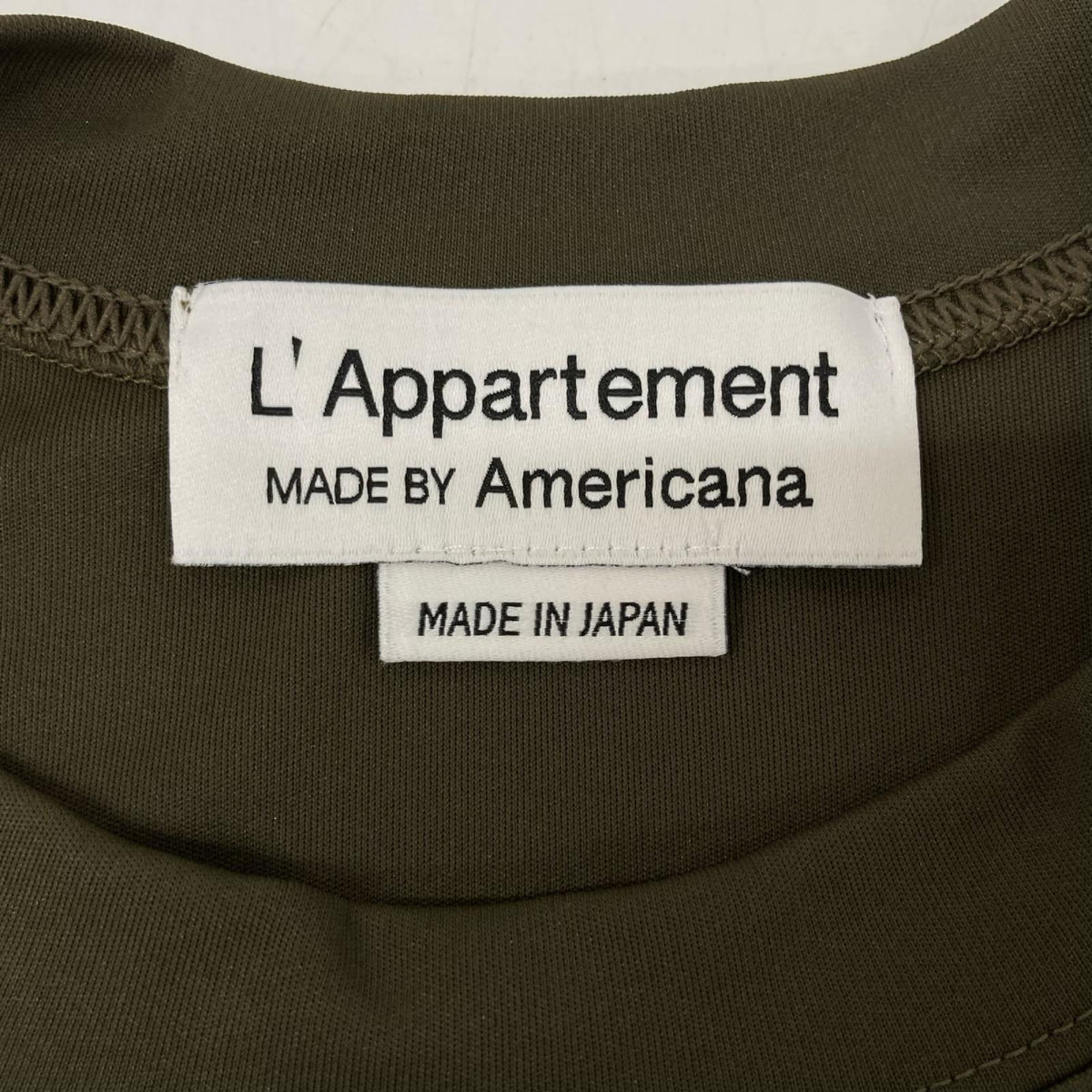 AMERICANA アメリカーナ L'Appartement 26070570013310 カーキ クールリラックスTEE トップス