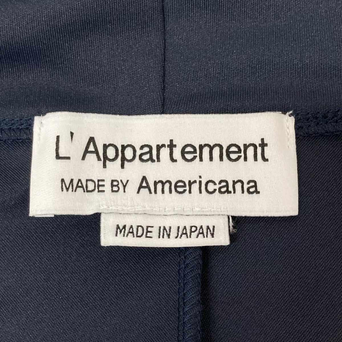 AMERICANA アメリカーナ L'Appartement 26010570002110 ネイビー シルキースムースブルゾン トップス
