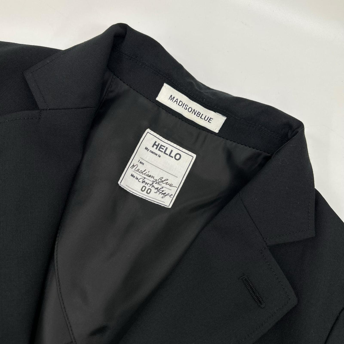 MADISON BLUE マディソンブルー 24AW MB244-1106DM ブラック テーラードジャケット ジャケット