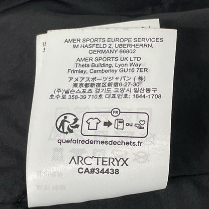 ARC’TERYX VEILANCE アークテリクス ヴェイランス X000007498 ブラック MIONN INSULATED OVERSHIRT トップス