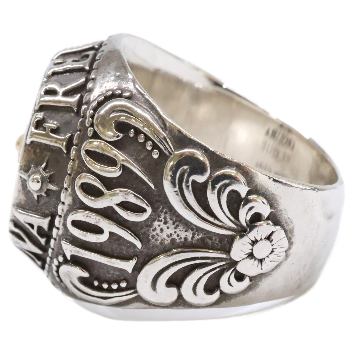 ARIZONA FREEDOM アリゾナフリーダム 【美品】100-002019-000 SILVER K18 2019年 カレッジ リング 指輪