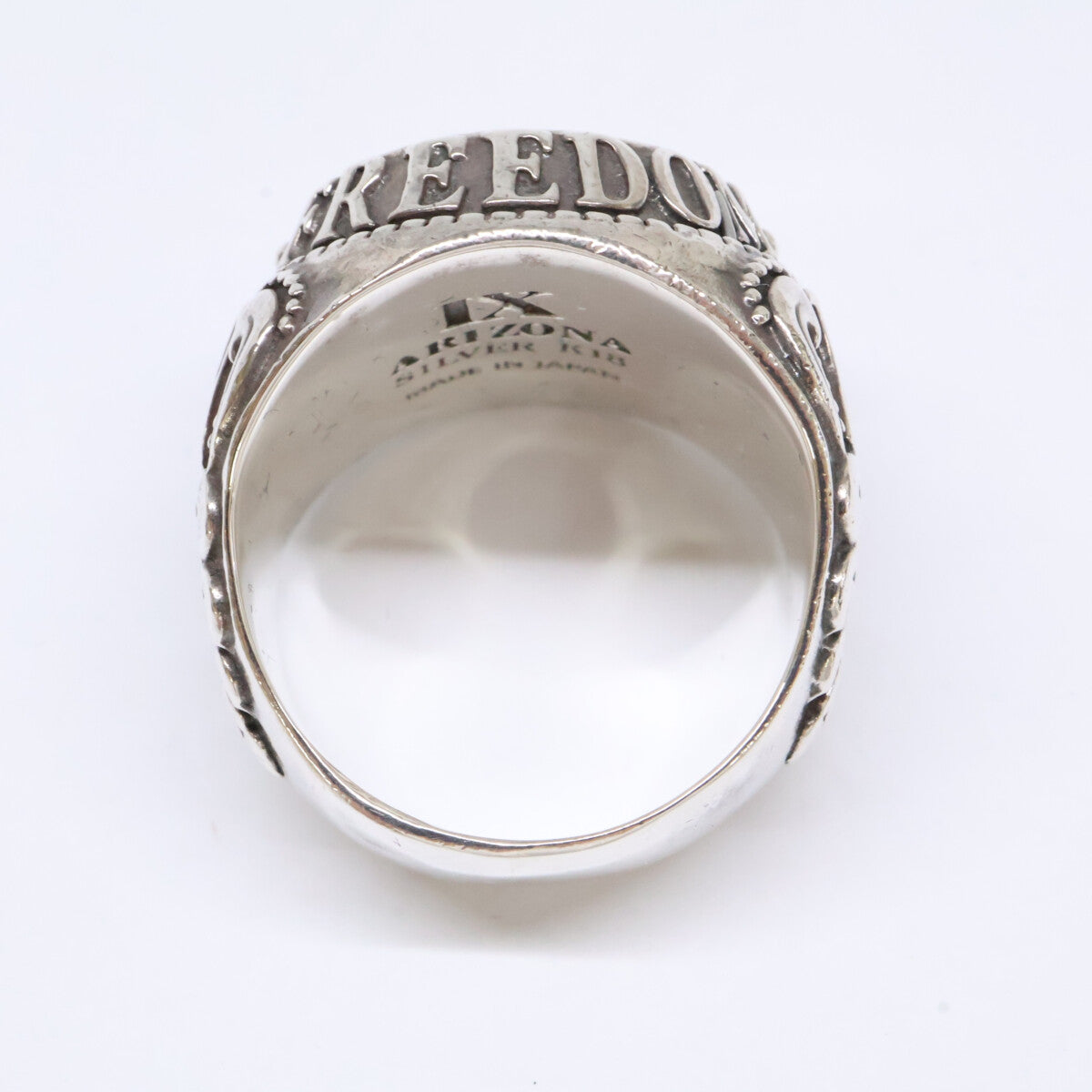 ARIZONA FREEDOM アリゾナフリーダム 【美品】100-002019-000 SILVER K18 2019年 カレッジ リング 指輪