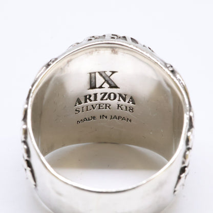 ARIZONA FREEDOM アリゾナフリーダム 【美品】100-002019-000 SILVER K18 2019年 カレッジ リング 指輪