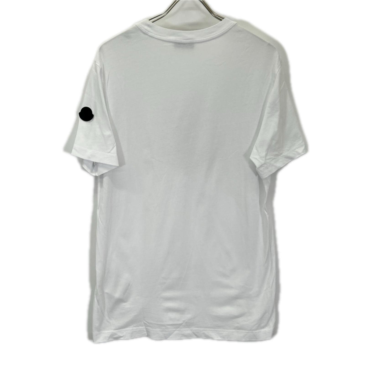 MONCLER モンクレール 23SS J10918C00028 ホワイト エンブレムロゴ クルーネックTシャツ トップス
