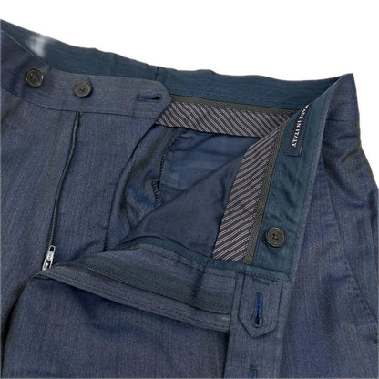 LARDINI ラルディーニ JP0801AQ ネイビー/タマムシ Tessuto Esclusi シングルスーツ スーツ セットアップ